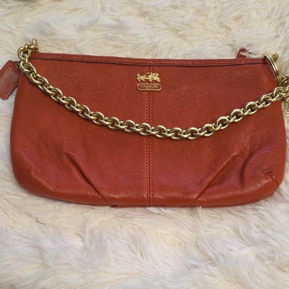 Coach Brown Leather Shoulder Bag - Picture 4 of 4